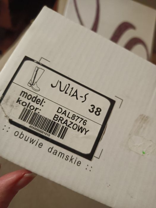 Kozaki brązowe rozmiar 38 Nowe