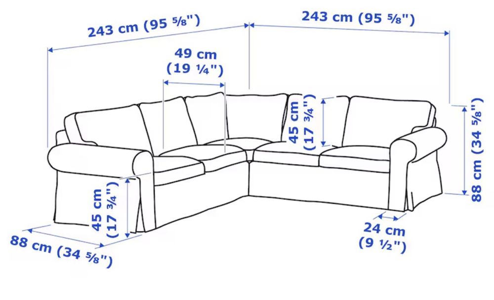 Narożnik ikea super stan