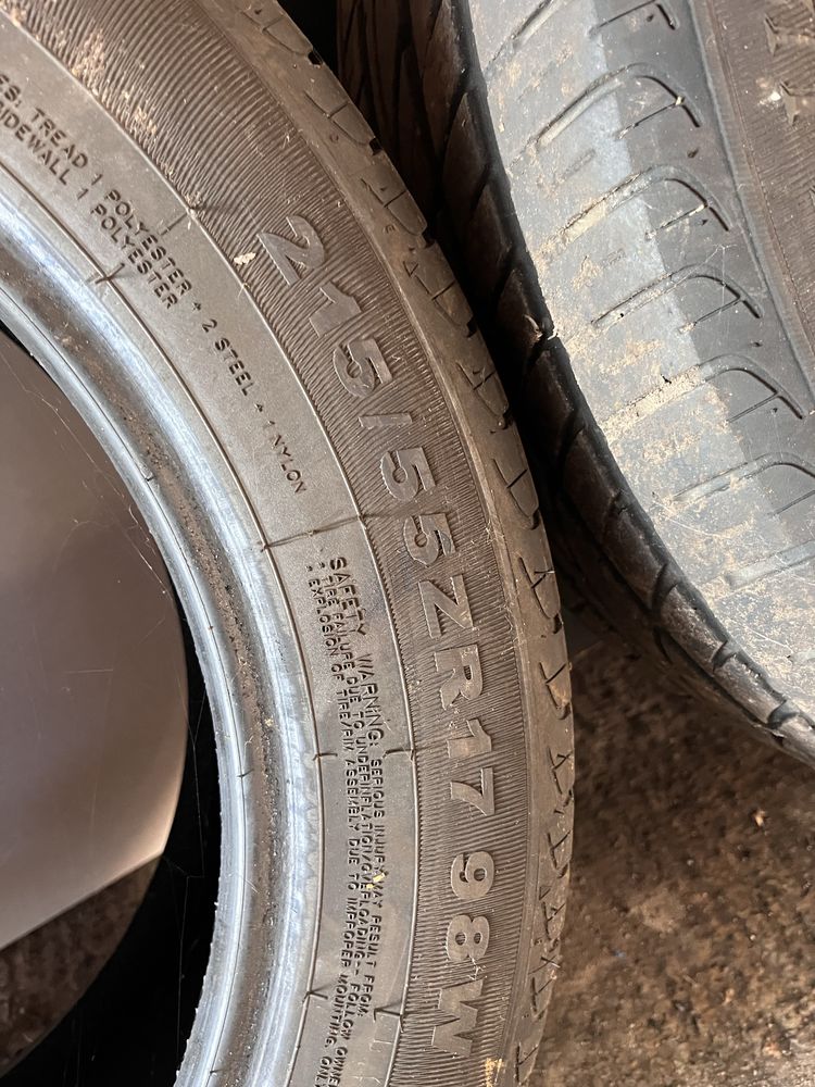 Opony  letnie 215/55R17