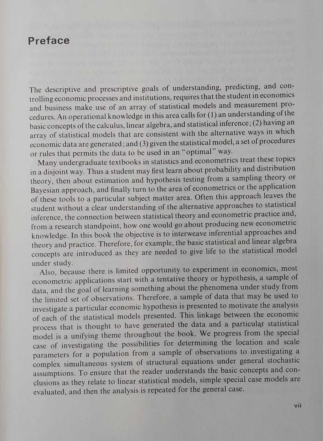 Introduction to The Theory and Practice of Econometrics