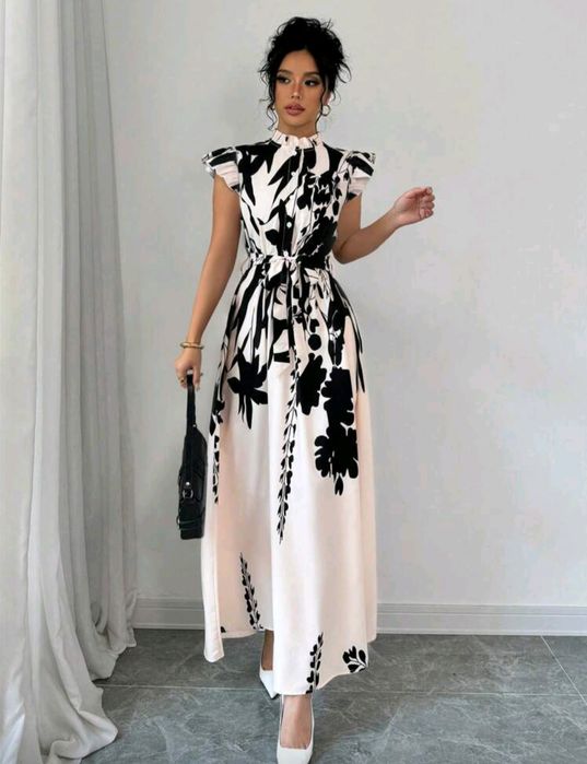 Sukienka XL w kwiaty