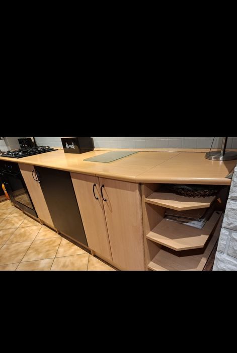 Kuchnia zestaw mebli kuchennych zlewozmywak bateria w zestawie