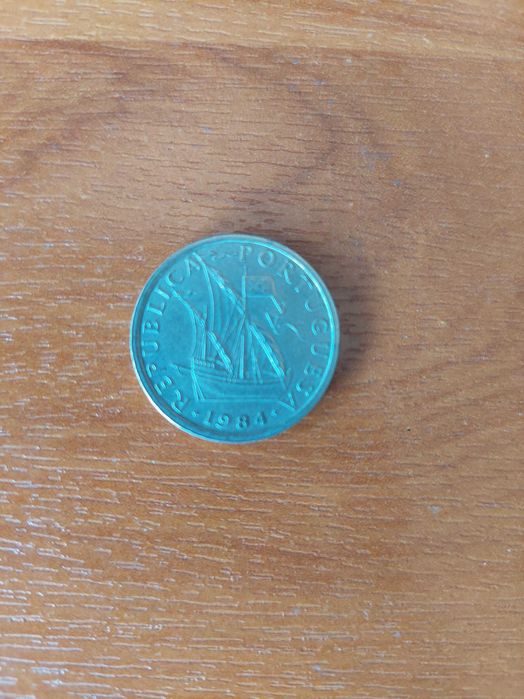 Moeda 5 escudos 1984 Cupro-Níquel