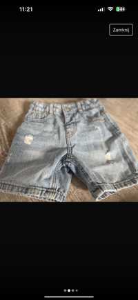 Bermudy jeans Zara 98