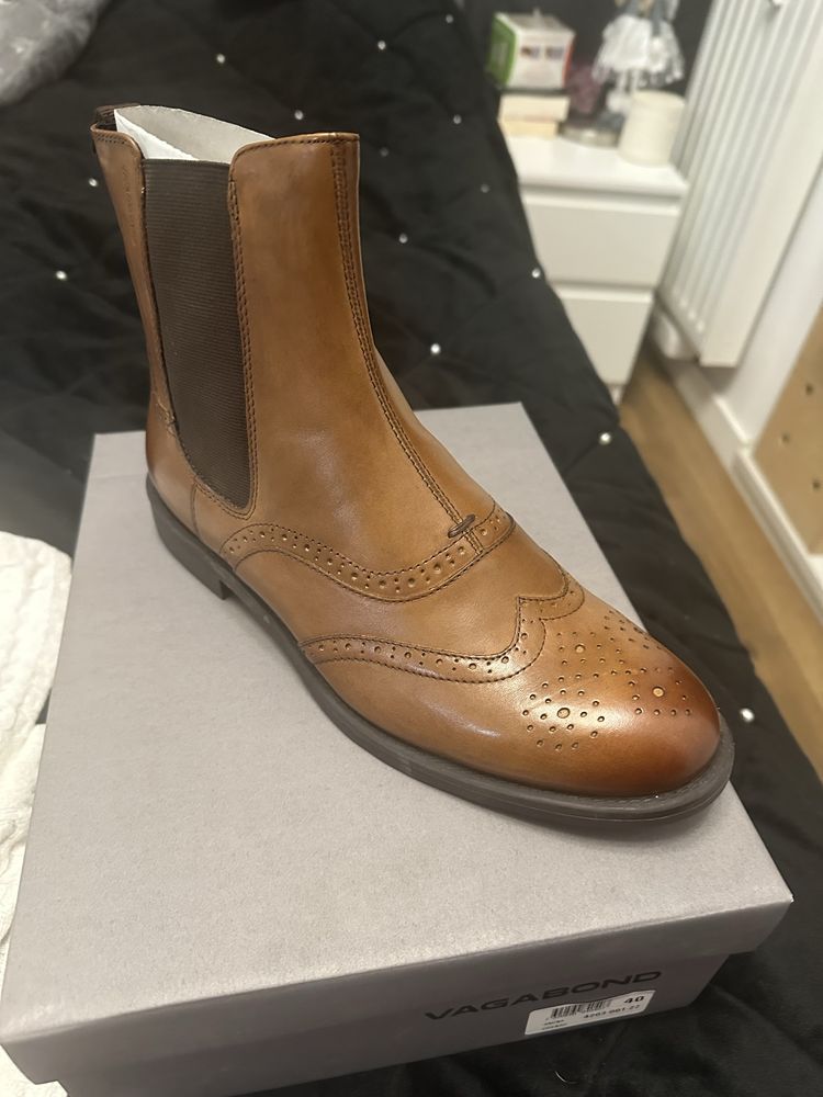 Buty sztyblety  botki Vagabond skóra 40  wzór