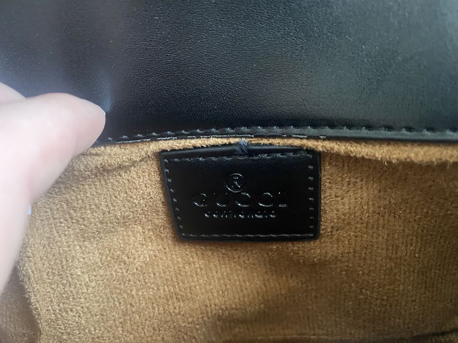 Чорна сумка під Gucci