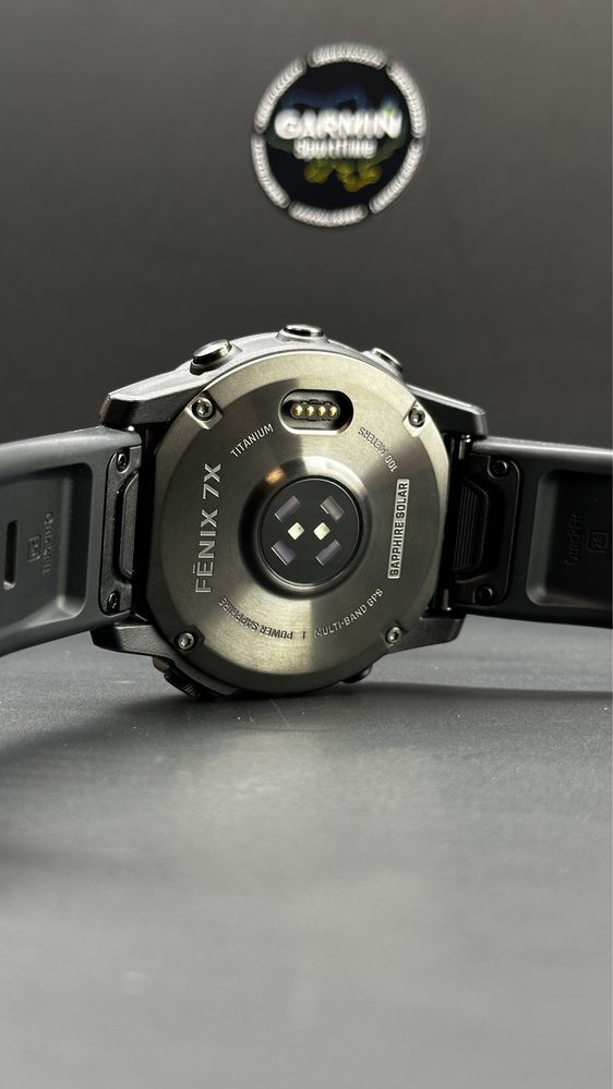 Годинник Garmin Fenix 7X Sapphire Solar Carbon Gray