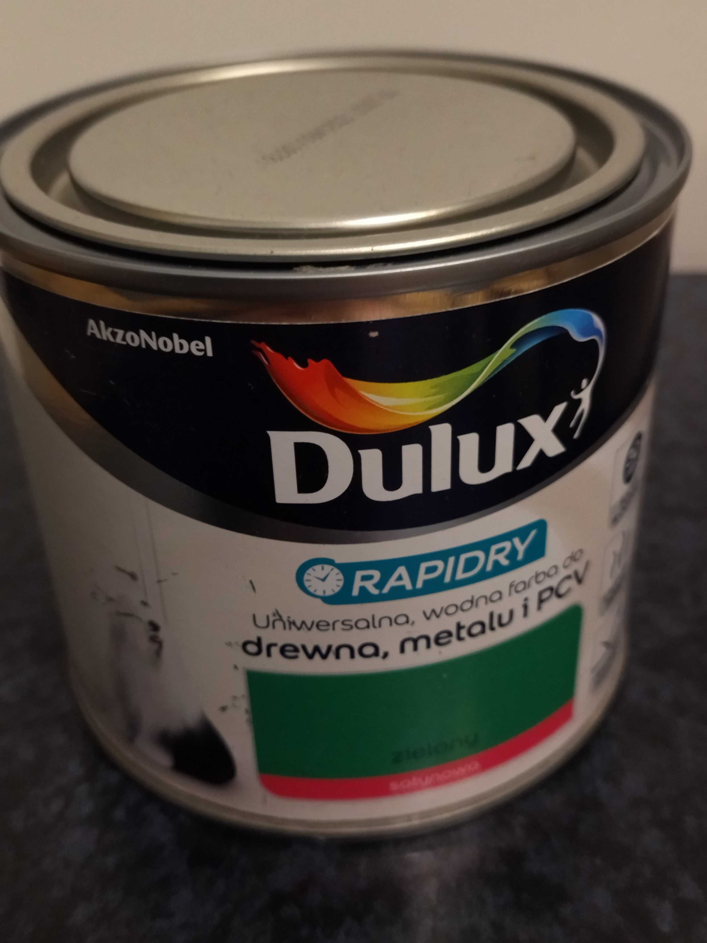 Dulux Rapidry farba do drewna metalu PCV zielona 0,4L