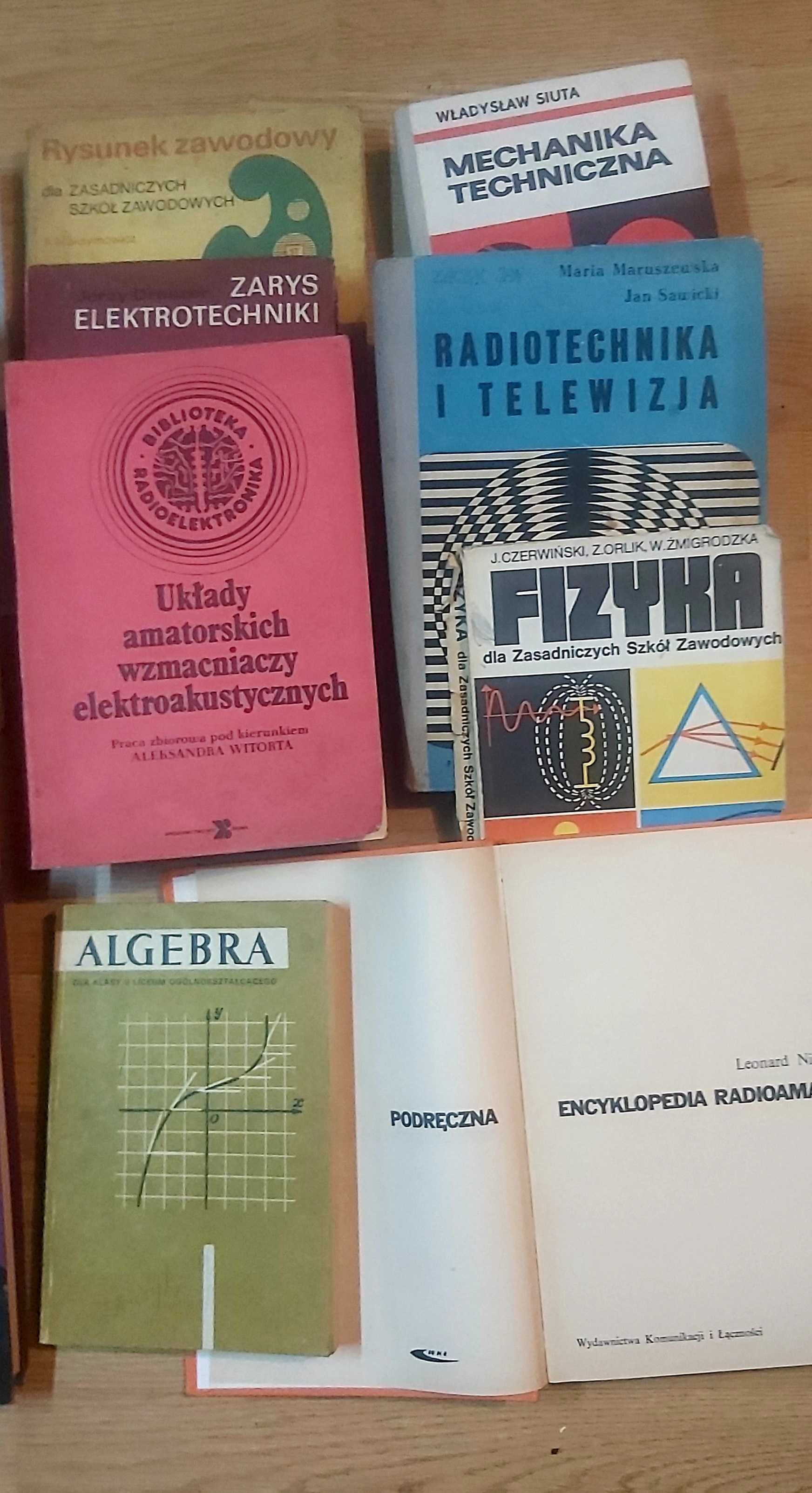 Stare książki Techniczne i elektrotechniczne