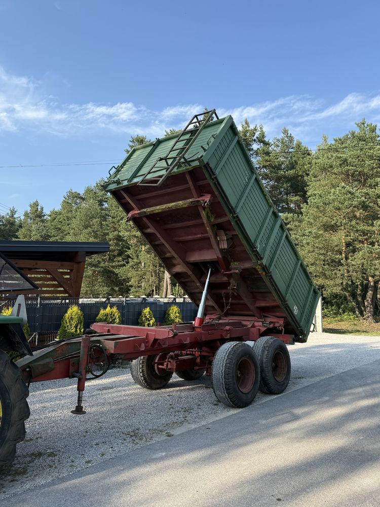 Przyczepa rolnicza wywyrotka 3 stronna tandem 11 ton