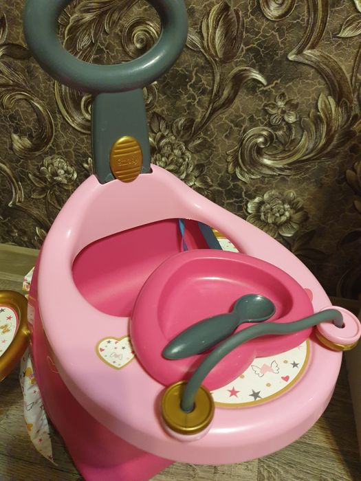 чемодан кровать смоби smoby для куклы беби борн baby born