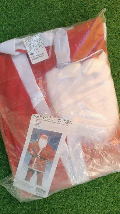 Strój przebranie Świętego Mikołaja nowy