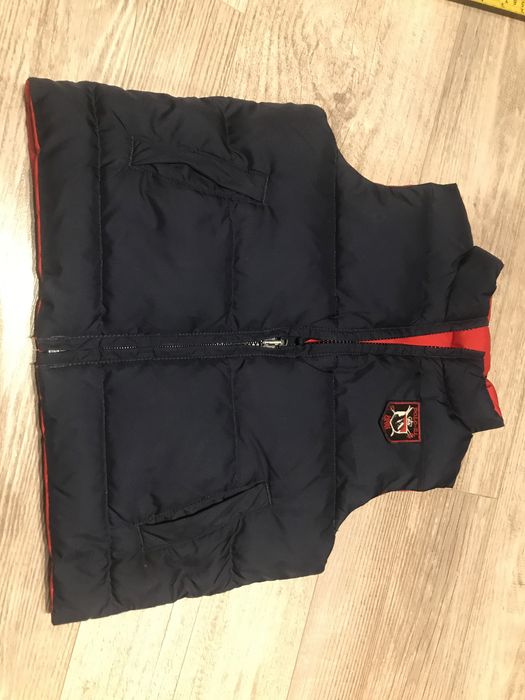 Ralph lauren kamizelka na 2 latka bezrękawnik dwustronny