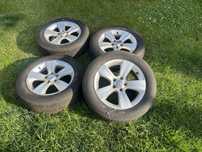 Koła aluminiowe 17"  5x110+ opony 7mm 2021r Bridgestone