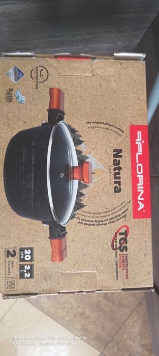 Garnek na frytki teflon 2,2l. Nowy