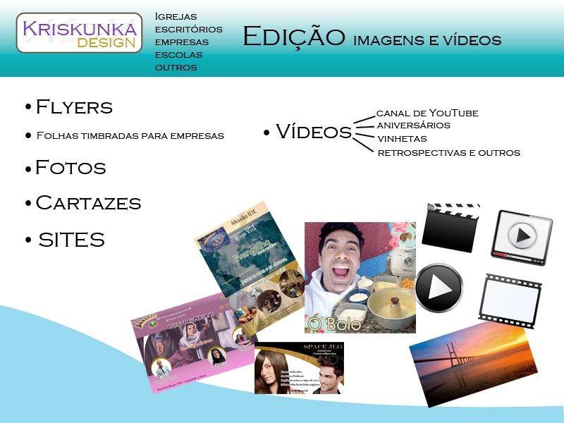 Edição de imagens e vídeos 10€ - Design