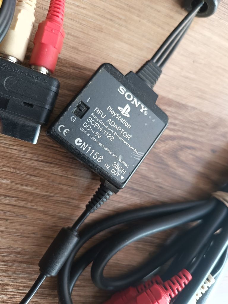 Kabel TV PlayStation PSX PS2 PS3 Sony kabel AV komponent RFU adaptor