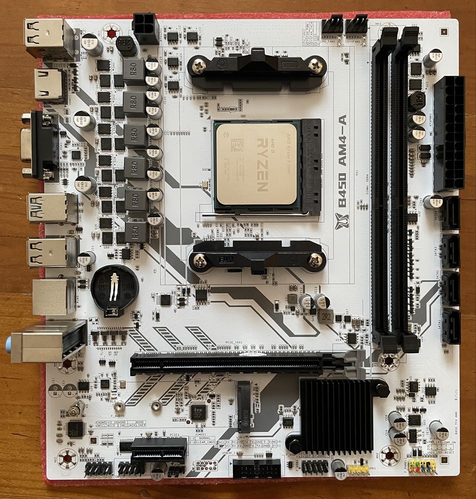 Комплект Ryzen 5600 B450M 32GB DDR4