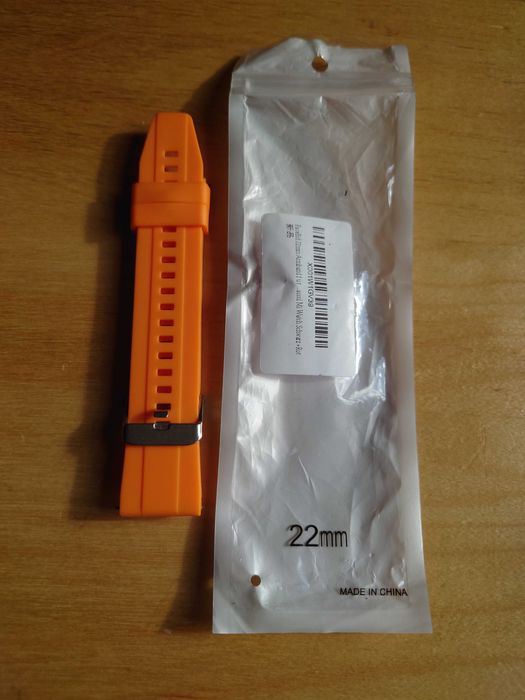 Pasek do zegarka guma silikonowa 22mm, teleskopy.