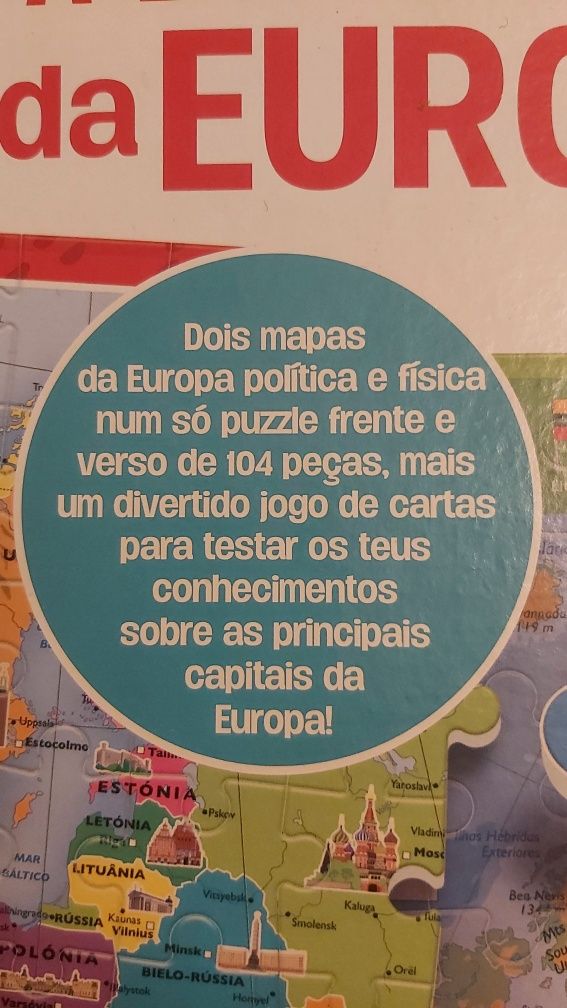 Puzzle À descoberta da Europa (clementoni)