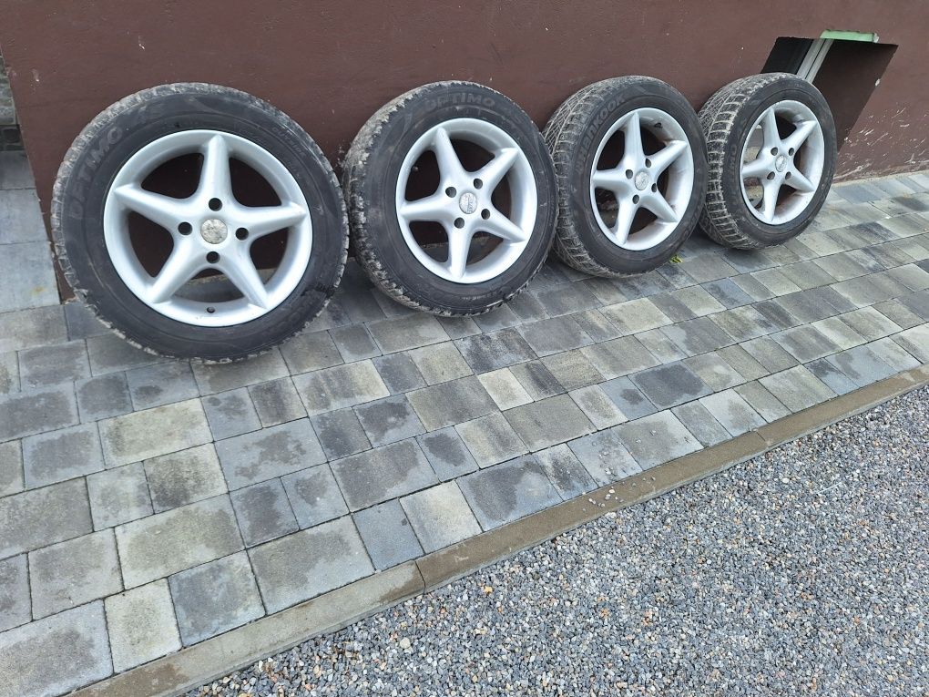 Alufelgi r15 z oponami wielosezonowe 4x114
