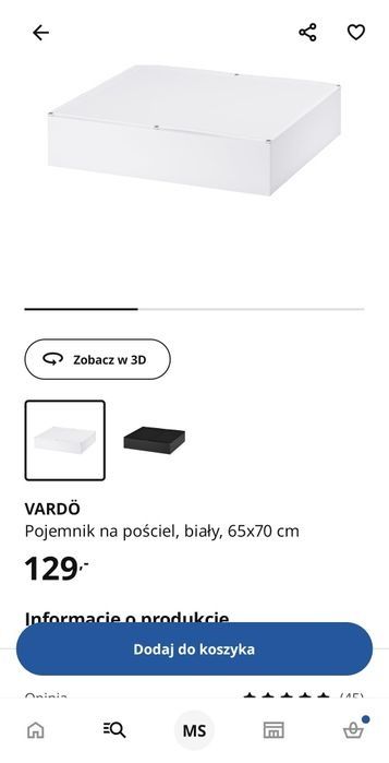 Łóżko rosnące Ikea Sundvik plus pojemnik Vardo i materac gratis