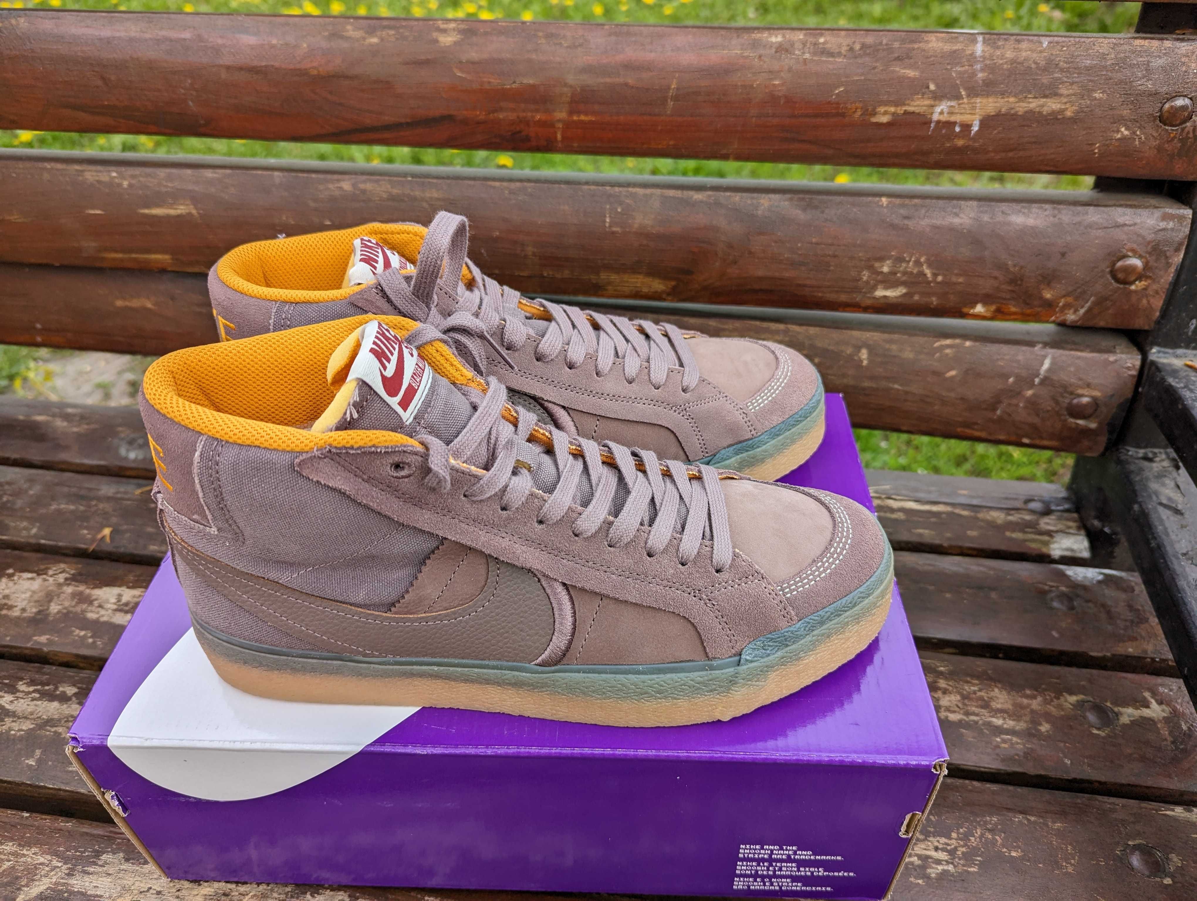 Nike SB Zoom Blazer Mid Premium Plus Brown. Кроссовки. Оригинал.Новые.