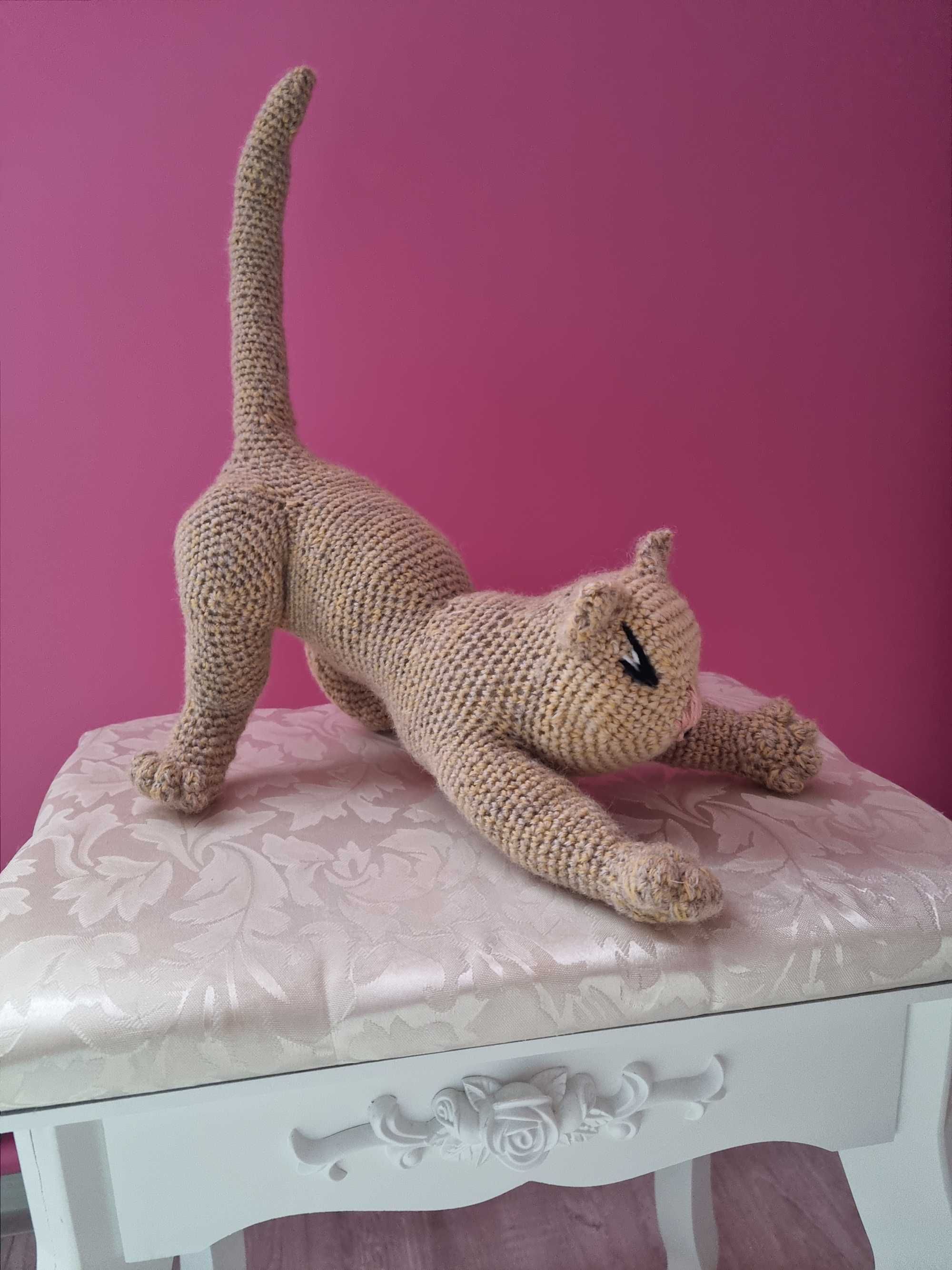 Śliczny Kotek handmade zabawka dla kocich fanów;)