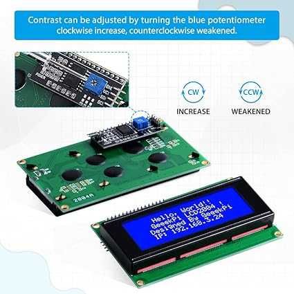 Arduino GeeekPi IICI2C 2004 20x4 Character LCD