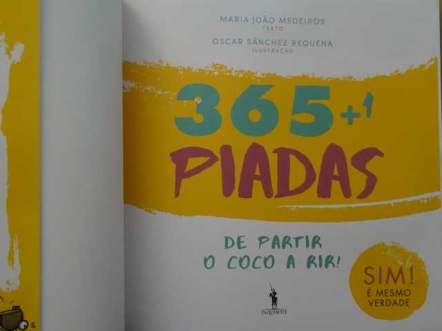 365 + 1 Piadas de Partir o Côco a Rir! de Maria João Medeiros
