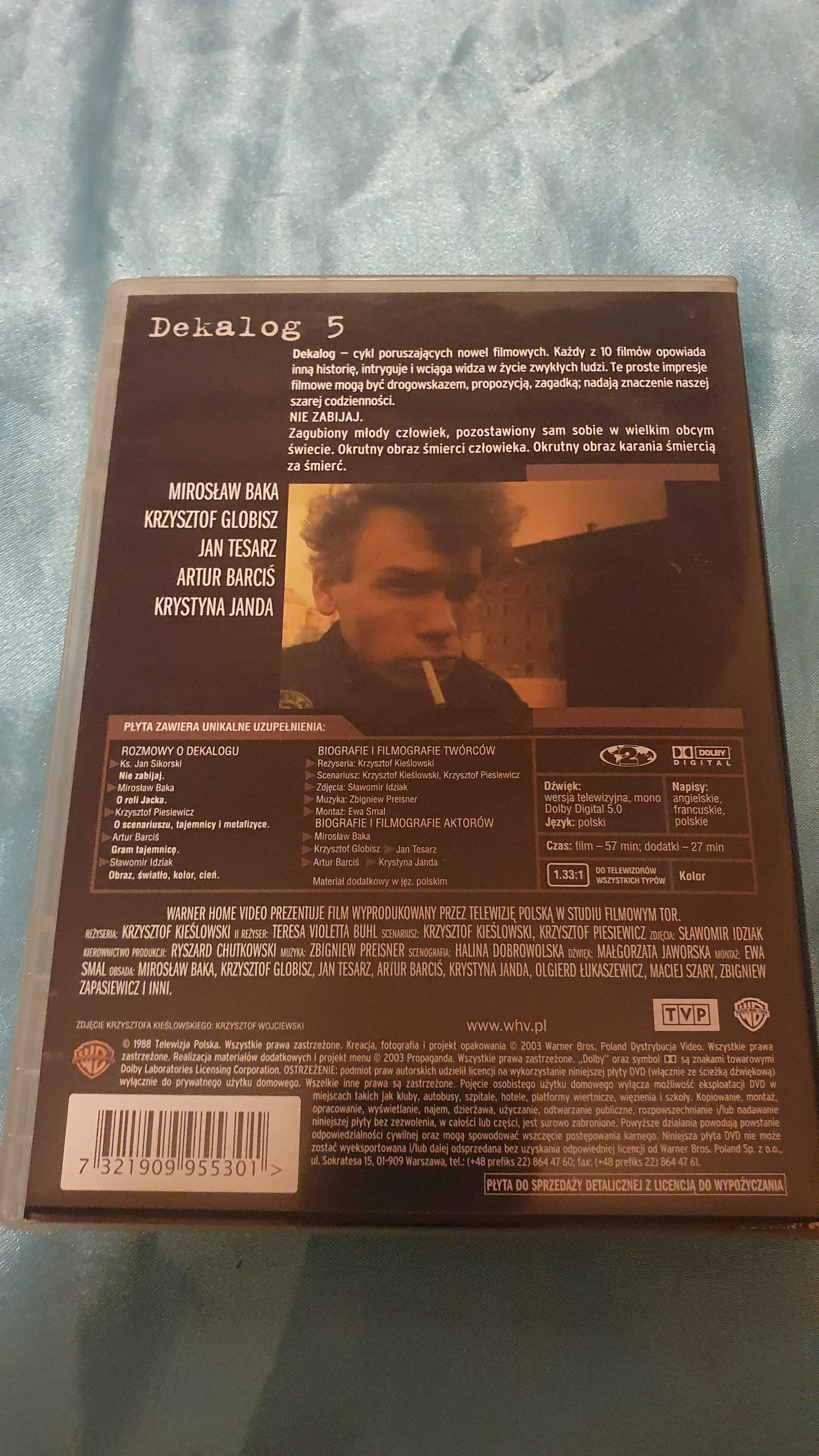 DEKALOG 5   DVD  Krzysztof Kieślowski