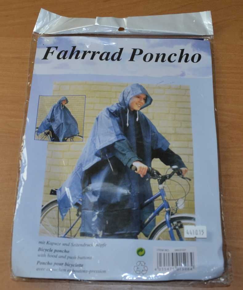 Влагозащитное пончо, плащ, дождевик, велодждевик (One size) В упаковке