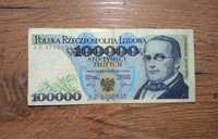 100000  zł 1990   - AZ -  Ogromna Rzadkość  L9