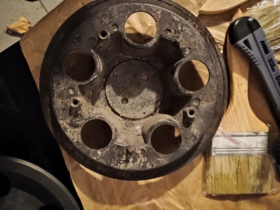 Dekiel dekielek jeep xj oryginalny kołpak czarny na stalowe felgi