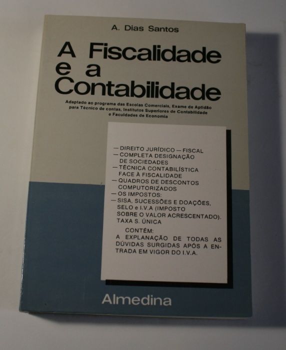 E1 - Livro: A Fiscalidade e a Contabilidade - A. Dias Santos