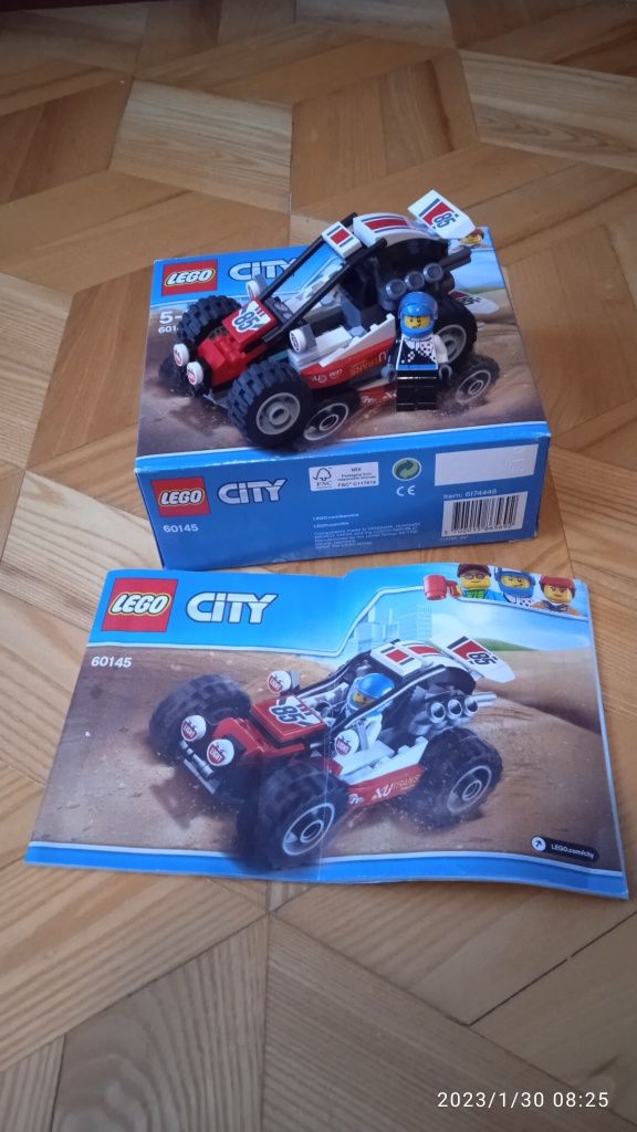 Lego city 60145 Łazik auto samochód gokart klocki instrukcja zestaw