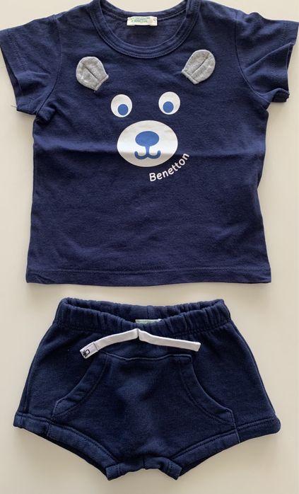 Camisola e calcoes bebe menino