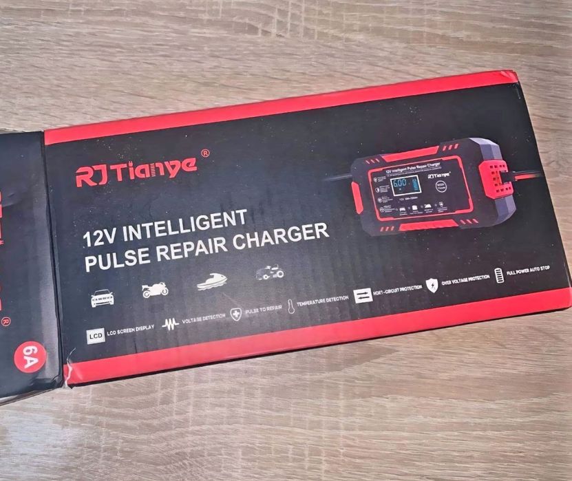 А/м зарядний імпульсний пристрій для акумулятора 12V 6А