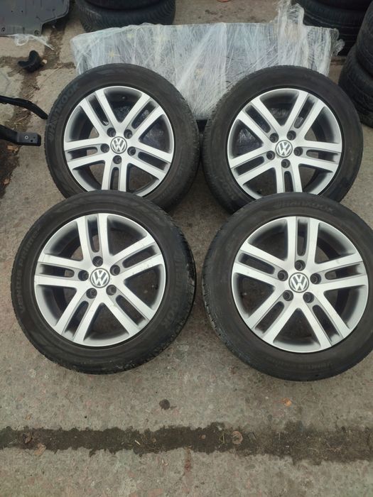 Диски 5 112 R16 титани 5/112/r16 діски р16 Гольф пасат шкода Ауді 16