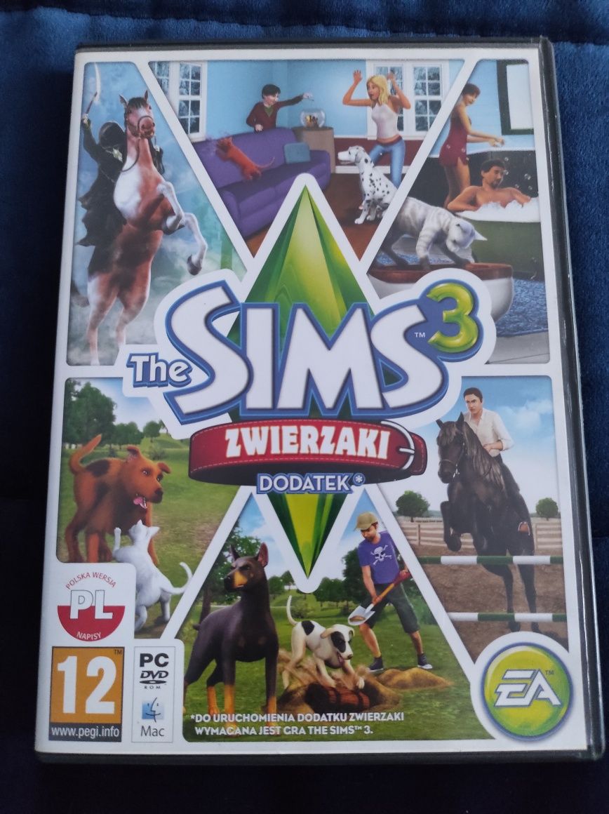 THE Sims 3 zwierzaki dodatek PL PC super stan