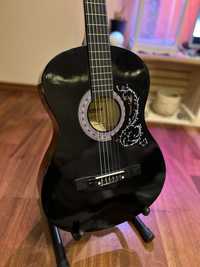 Gitara klasyczna 3/4 czarna ładna wysylka