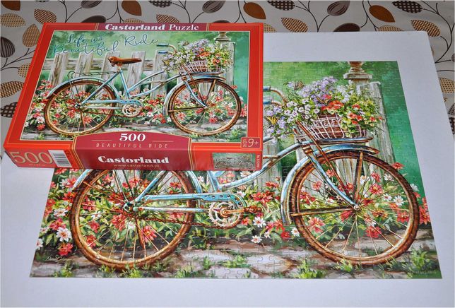Пазлы Castorland Велосипед "Life is a Beautiful Ride!" 500 элементов