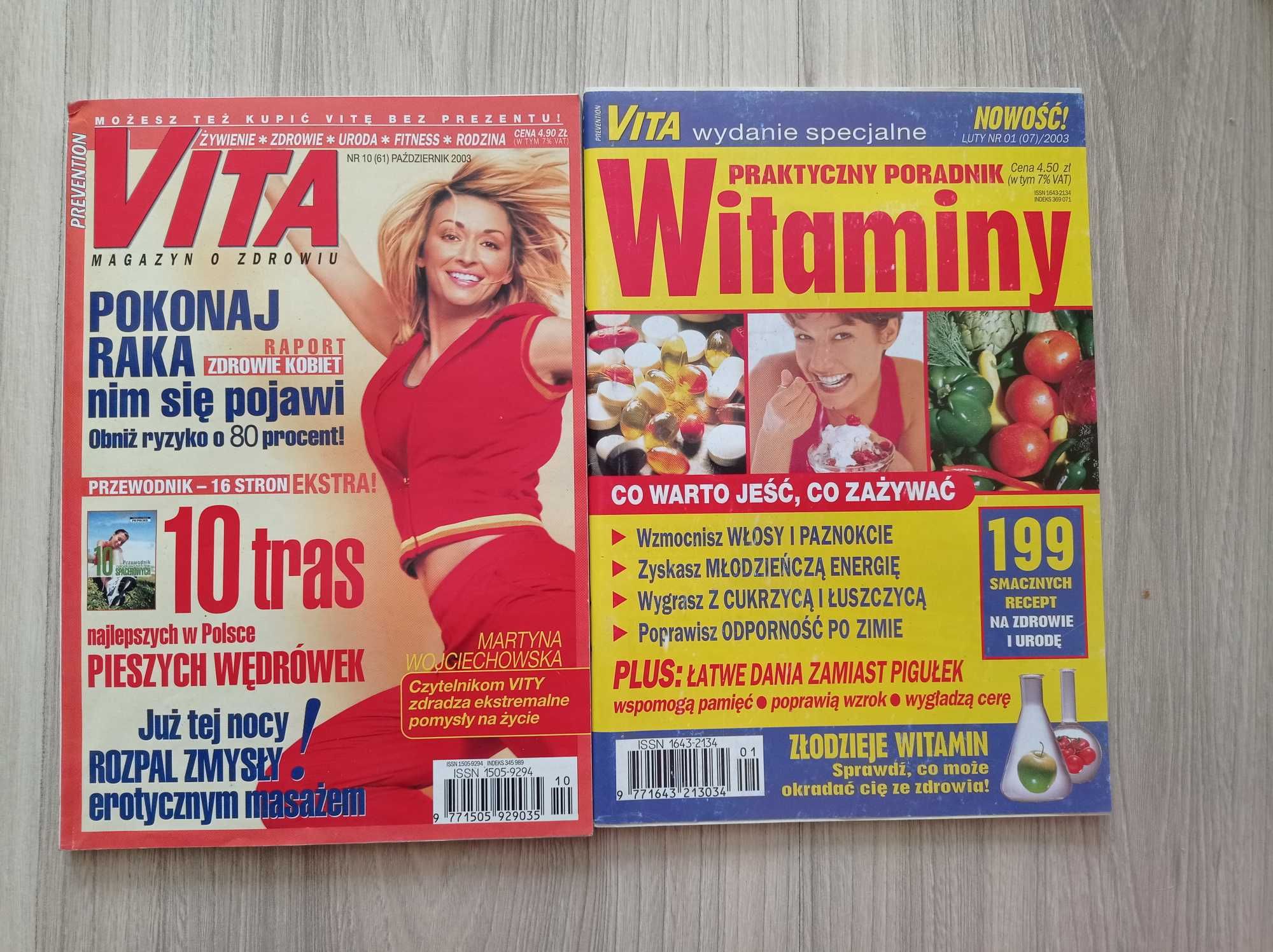 VITA zestaw gazet 2001, 2002 i 2003