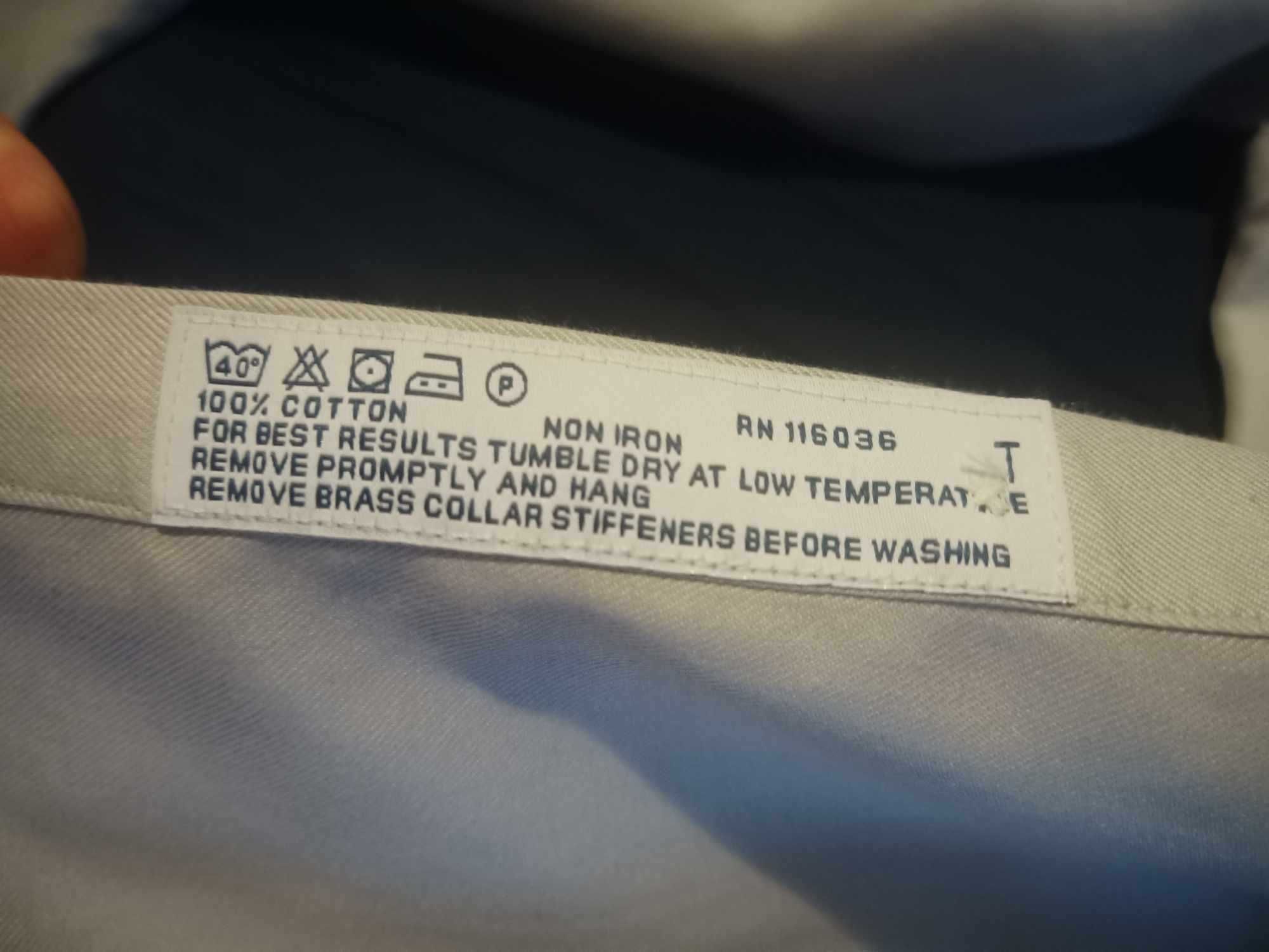 Koszula Charles Tyrwhitt oryginalna z Londynu, slimfit, 38 / 86 cm