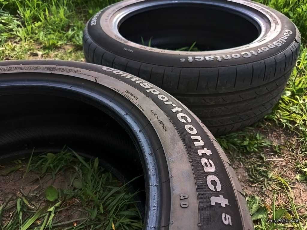235/55 R19 101W 2Opony CONTINENTAL ContiSportContact5 SUV AO 2021r~5mm