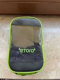 Torebka rowerowa Etoro na ramę (z miejscem na telefon)