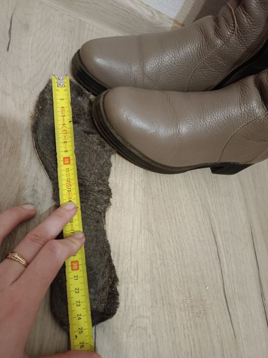 Зимові черевики з натуральної шкіри