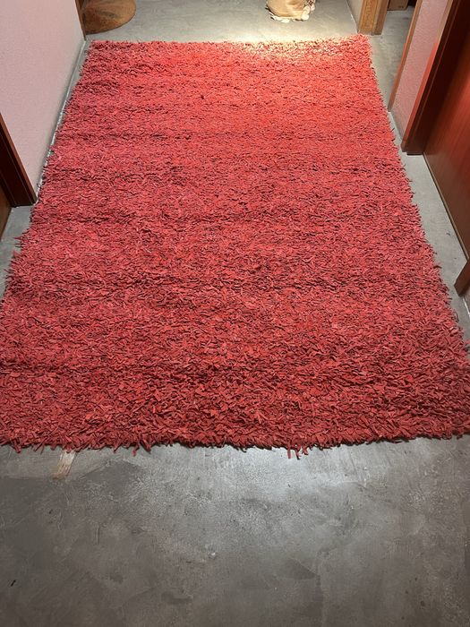 Carpete nova vermelha bonita
