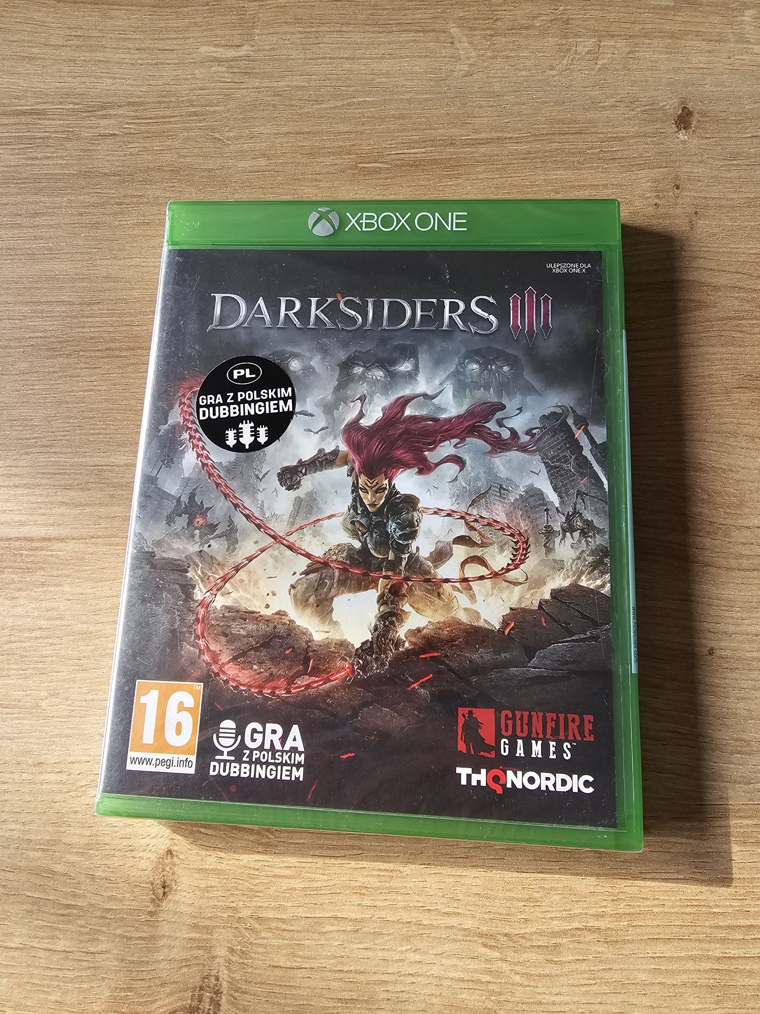 Darksiders 3 Xbox One i Xbox Series X gra nowa w folii