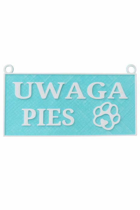 Tabliczka UWAGA PIES